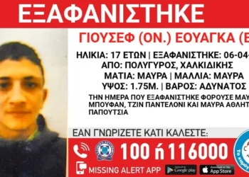 Χαλκιδική: Συναγερμός για την εξαφάνιση 17χρονου από χώρο φιλοξενίας