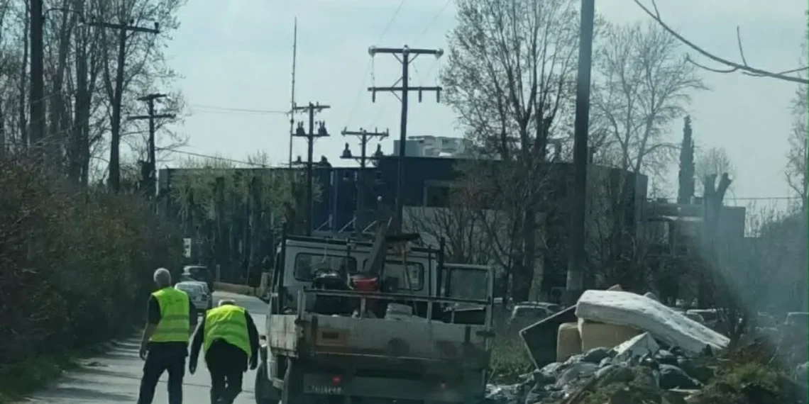 Ο δήμος Καλαμαριάς προχώρησε σε μηνήσεις για απόρριψη μπάζων στην περιοχή του Φοίνικα