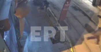 Απόπειρα διάρρηξης στην Πολίχνη με άδοξο τέλος – «Βουτιά» 2,5 μέτρων για τον δράστη σε καφεκοπτείο (βίντεο)