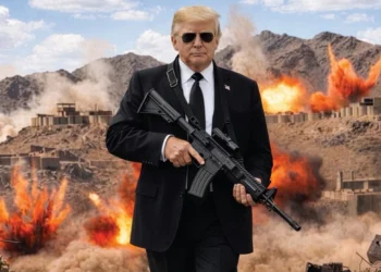 Ο Τραμπ  προειδοποιεί το Ιράν με μια φωτογραφία ΑΙ: Τέρμα πια το καλό παιδί (Photo)