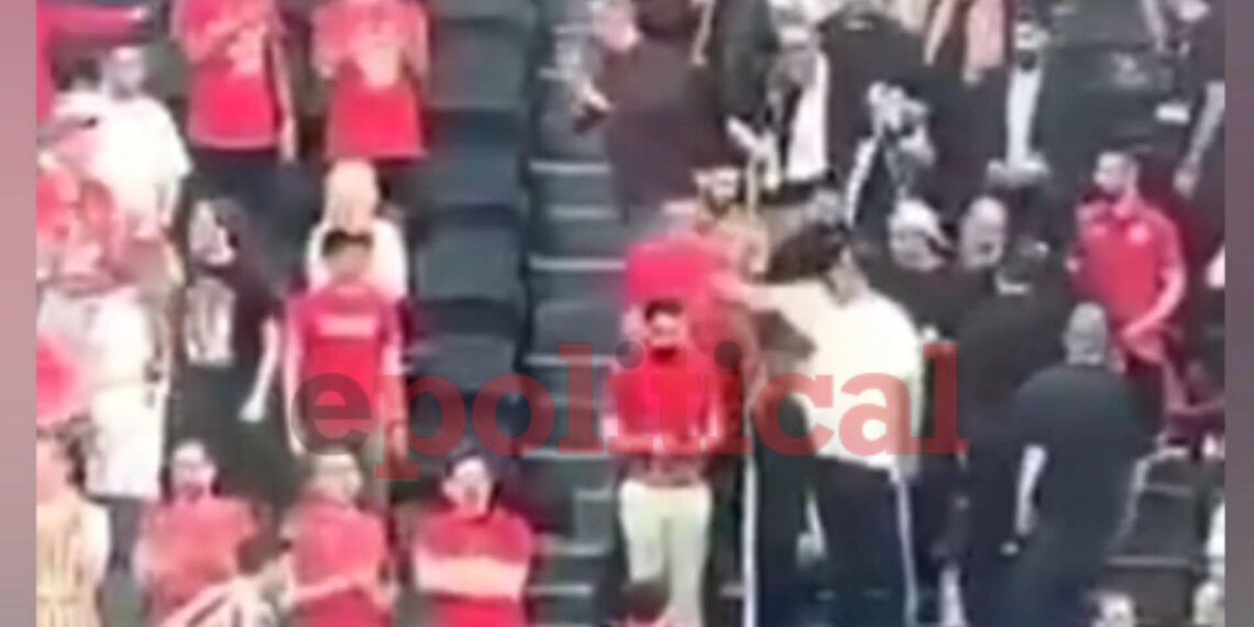 Final 4: Στη δημοσιότητα νέο βίντεο από τη στιγμή του επεισοδίου Μαρινάκη-Δημητριάδη στο Telekom Center