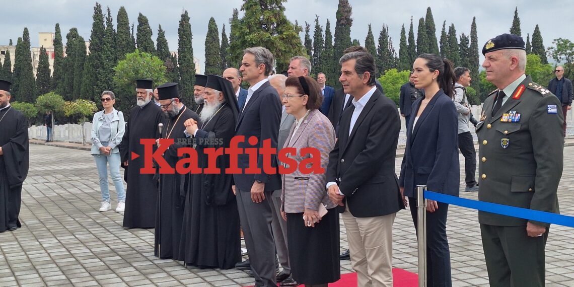 Στα Κοιμητήρια Ζέιντελικ ο Κ. Μητσοτάκης – Κατέθεσε στεφάνι για τους αγωνιστές της αντίστασης (ΦΩΤΟ+Video)
