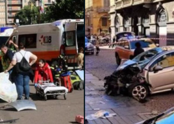 Μόντενα: Χάος στο κέντρο της πόλης – Αυτοκίνητο έπεσε σε πεζούς και ακολούθησε επίθεση με μαχαίρι