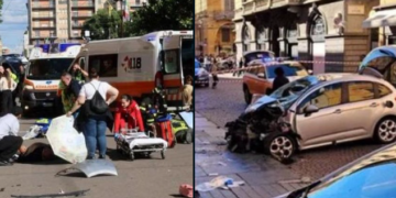 Μόντενα: Χάος στο κέντρο της πόλης – Αυτοκίνητο έπεσε σε πεζούς και ακολούθησε επίθεση με μαχαίρι