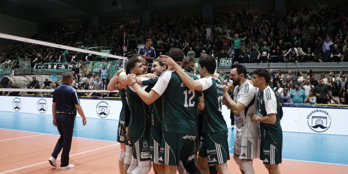 Πράσινη δυναστεία στη Volley League: Ο Παναθηναϊκός «λύγισε» τον ΠΑΟΚ και σήκωσε ξανά το πρωτάθλημα