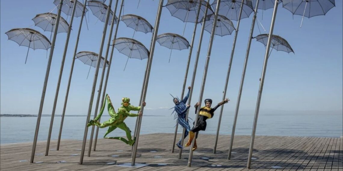 Η Θεσσαλονίκη σε ρυθμούς Cirque du Soleil: 10 τόνοι ακροβατικών αιωρούνται στο PAOK Arena (Photos)