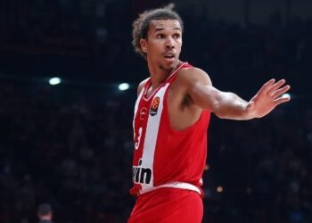 Χωρίς τον Τάισον Ουόρντ στο Game 3 με τη Μονακό ο Ολυμπιακός