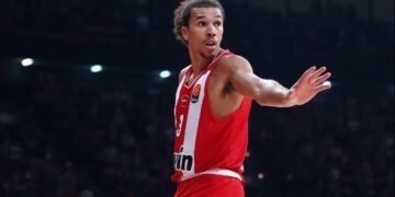 Χωρίς τον Τάισον Ουόρντ στο Game 3 με τη Μονακό ο Ολυμπιακός