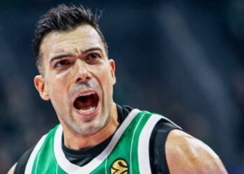 Μοναδική απουσία αυτή του Σλούκα πριν το Game 3 με τη Βαλένθια