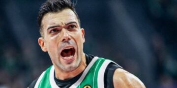 Μοναδική απουσία αυτή του Σλούκα πριν το Game 3 με τη Βαλένθια