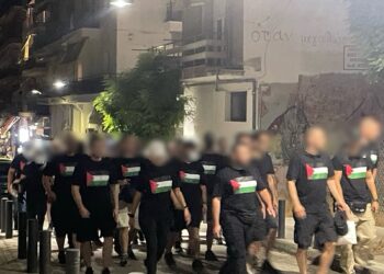 Αντισιωνιστική περιπολία στη Θεσσαλονίκη – Αντιδράσεις από το Κεντρικό Ισραηλιτικό Συμβούλιο (ΦΩΤΟ – ΒΙΝΤΕΟ)