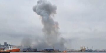 Ρουμανία: Έκρηξη θαλάσσιου drone σε λιμάνι! (VIDEO)