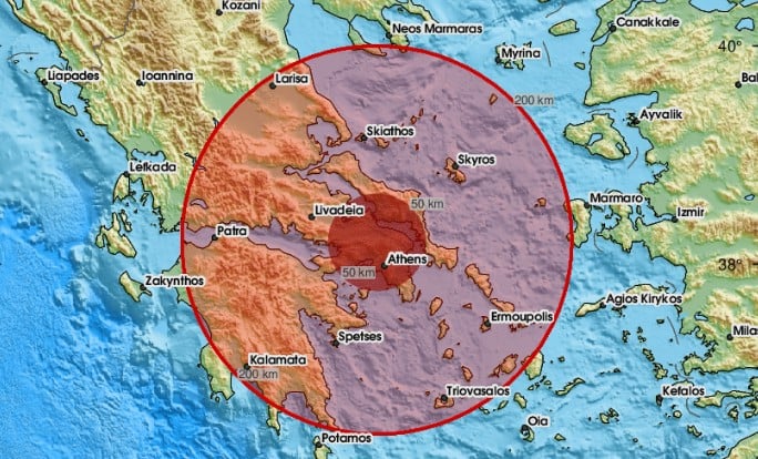 Νύχτα αγωνίας στην Εύβοια – Νέα σεισμική δόνηση 4,3 Ρίχτερ