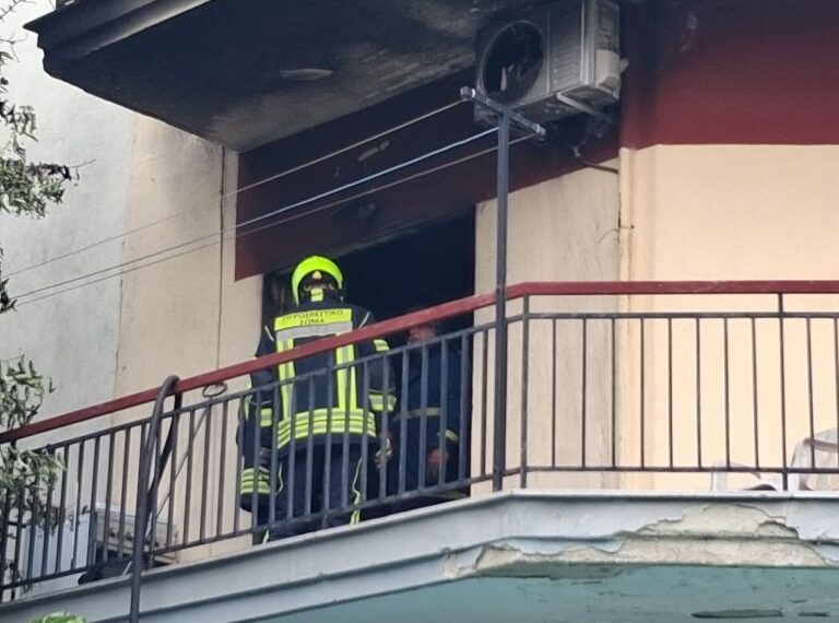 Στις φλόγες διαμέρισμα στις Σέρρες (PHOTOS)