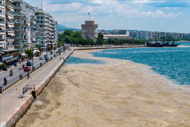 Επιμένει η «ερυθρά παλίρροια» στον Θερμαϊκό (VIDEO)