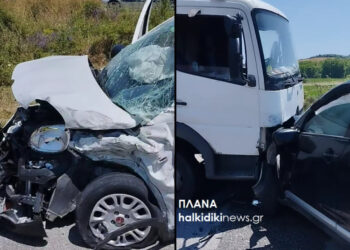 Χαλκιδική: Τραυματίστηκαν τρία ανήλικα παιδιά σε σύγκρουση τριών οχημάτων (photo)