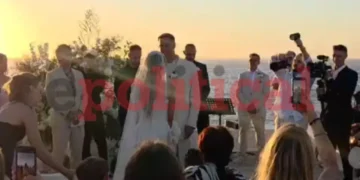 Τα λόγια που συγκίνησαν τους πάντες: Δείτε τους όρκους αφοσίωσης της Αθηνάς Οικονομάκου και του Μπρούνο Τσερέλα (αποκλειστικό Video)