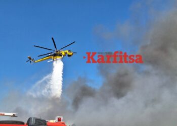 Μπισμπινά για φωτιά στο Καλοχώρι: Έγιναν συλλήψεις – Δύο ελικόπτερα στη μάχη της κατάσβεσης (ΦΩΤΟ+Video)