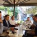 Ο καφές του Παπασταύρου στη Θεσσαλονίκη πριν την τελετή για το έργο ύδρευσης