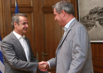 Συνάντηση Μητσοτάκη με τον πρωθυπουργό της Βαυαρίας