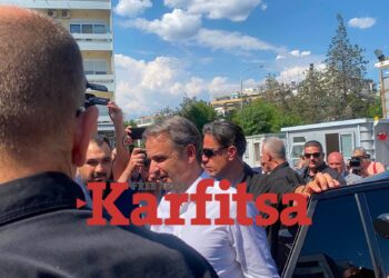 Έφτασε στο Ιπποκράτειο ο Κυριάκος Μητσοτάκης (VIDEO)