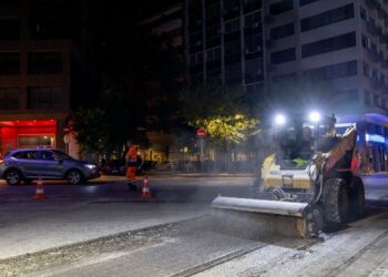 Συνεχίζονται οι ασφαλτοστρώσεις στη Θεσσαλονίκη
