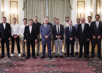 Στο Προεδρικό Μέγαρο η «χρυσή» Εθνική