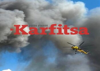 Φωτιά στο Καλοχώρι Θεσσαλονίκης – Συναγερμός στην πυροσβεστική – Ήχησε το 112