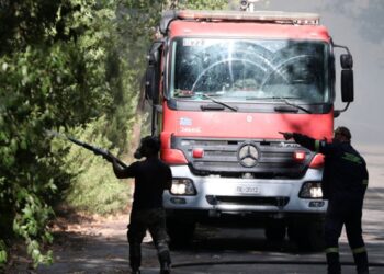 Θεσσαλονίκη: Φωτιά στην Οσία Ξένη – Ήχησε το 112