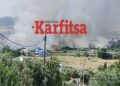 Επί ποδός η πυροσβεστική στη Σουρωτή – Επιχειρούν 75 πυροσβέστες και 7 εναέρια μέσα (ΦΩΤΟ)