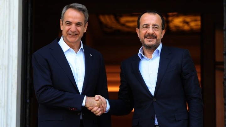 Μητσοτάκης: «Στηρίζουμε απόλυτα τις πρωτοβουλίες σου για ουσιαστική επανέναρξη των συνομιλιών στο Κυπριακό»