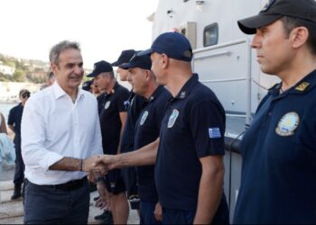 Αγαθονήσι: «Οι νησιώτες μας αισθάνονται ασφαλείς» δήλωσε ο Πρωθυπουργός
