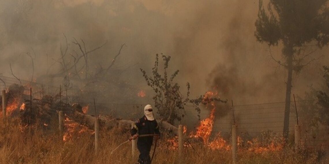 Σαλαμίνα: Δύο νεκροί από τη φωτιά στην περιοχή Περιστέρια