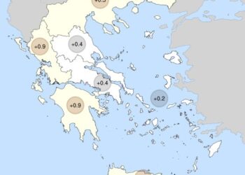 Meteo.gr: Πως διαμορφώθηκαν οι θερμοκρασίες στην Ελλάδα τον Ιούλιο