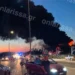 Τοξική φωτιά σε εργοστάσιο στη Λάρισα – Πυκνοί μαύροι καπνοί σκέπασαν τον ουρανό (Video)