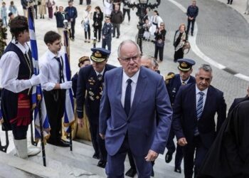 Τασούλας από την Τρίπολη: «Την ελευθερία και την κυριαρχία μας την υπερασπιζόμαστε νικηφόρα»