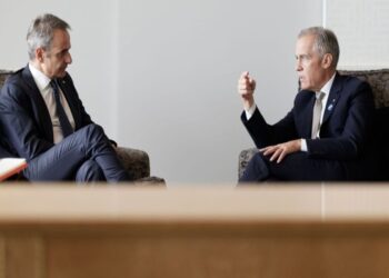 ΗΠΑ: Συνάντηση Κυρ. Μητσοτάκη με τον πρωθυπουργό του Καναδά Μαρκ Κάρνεϊ