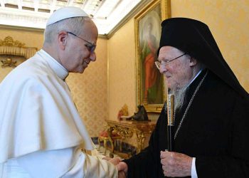 Συνάντηση Βαρθολομαίου με τον Πάπα Λέοντα ΙΔ΄ στο Βατικανό