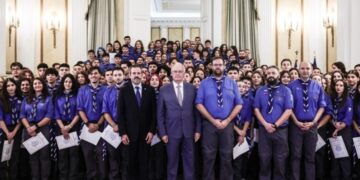 Ο Κωνσταντίνος Τασούλας τίμησε 150 Προσκόπους του Έθνους