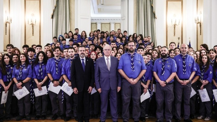 Ο Κωνσταντίνος Τασούλας τίμησε 150 Προσκόπους του Έθνους