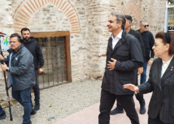 Στο αποκατεστημένο τέμενος Χαμζά Μπέη ο Κυριάκος Μητσοτάκης
